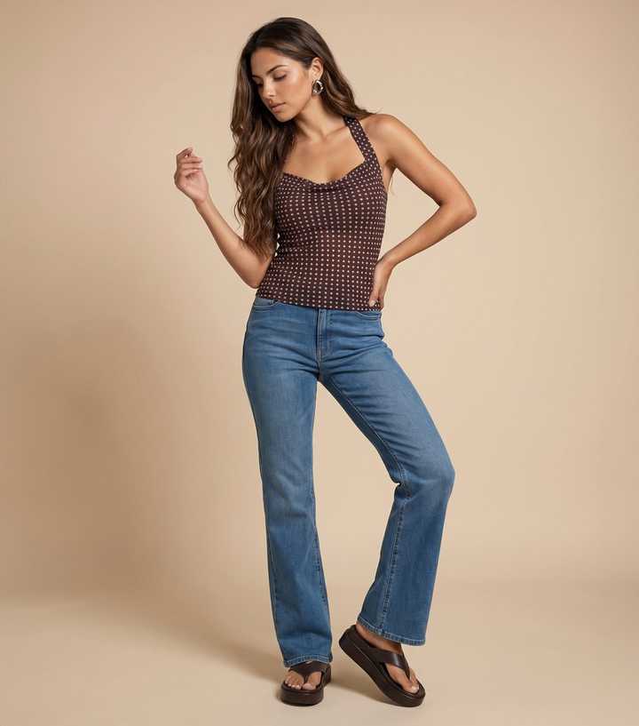 Urban Bliss Mid Blue Bootcut Jeans