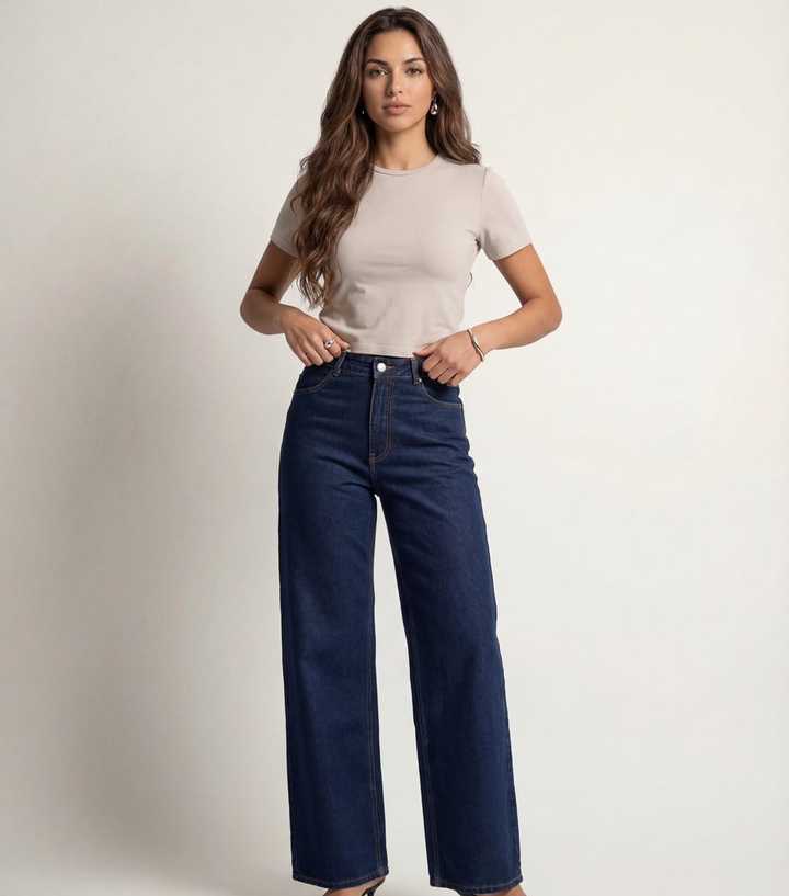 Urban Bliss Blue Straight Leg Jeans