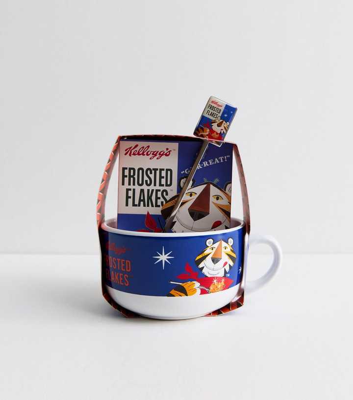 Kelloggs Blue Frosted Flakes Cereal Mug Set