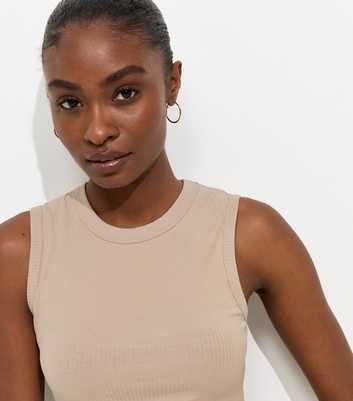 Mink Cotton Rich Ribbed Tank Top