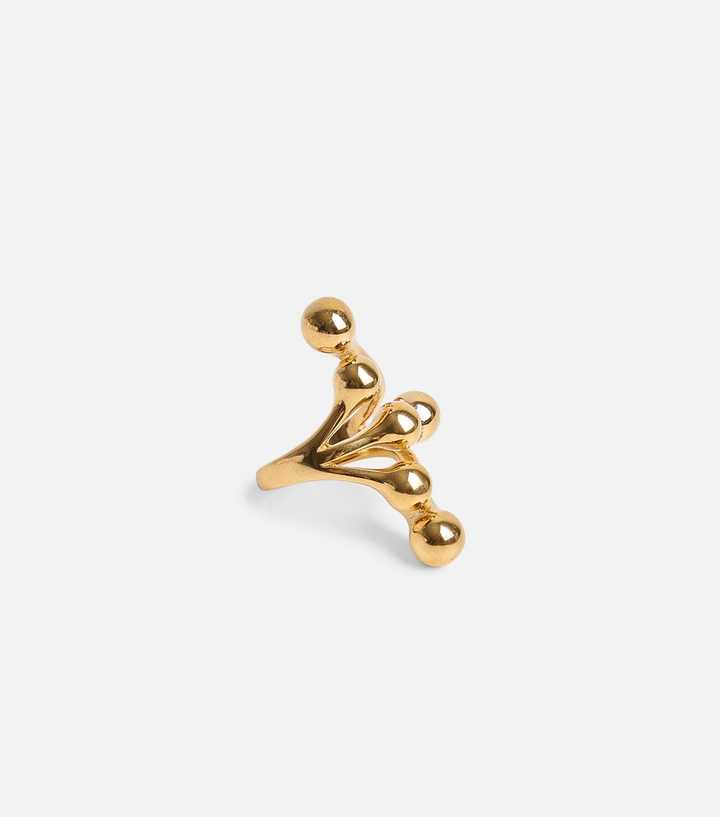 Public Desire Gold Tone Ball Detail Ring