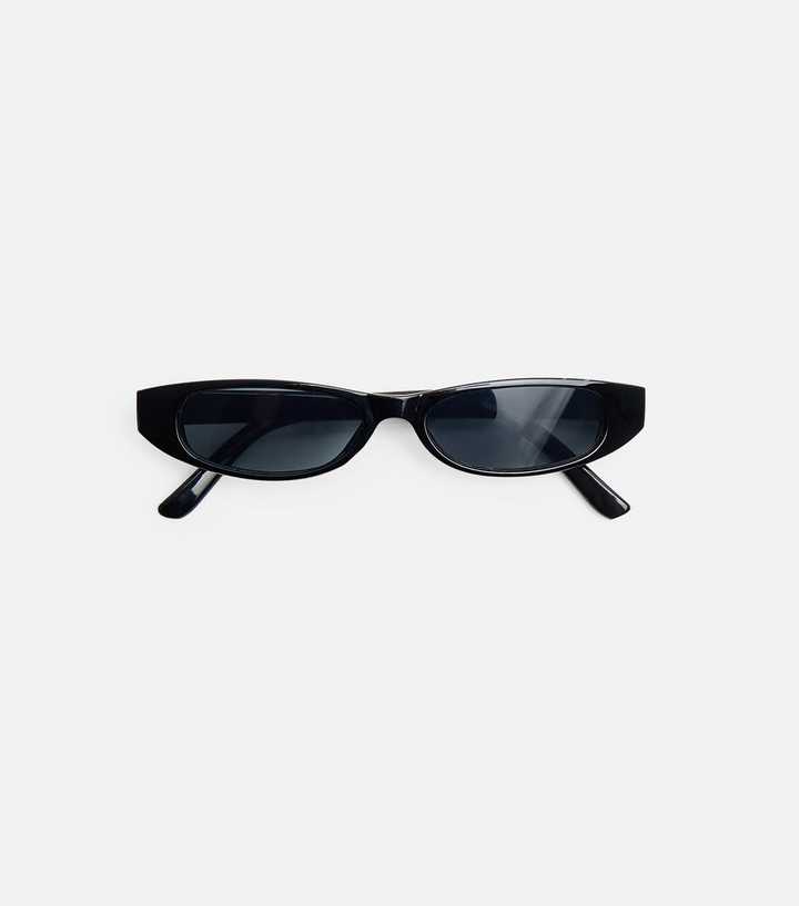Public Desire Black Skinny Cat Eye Sunglasses