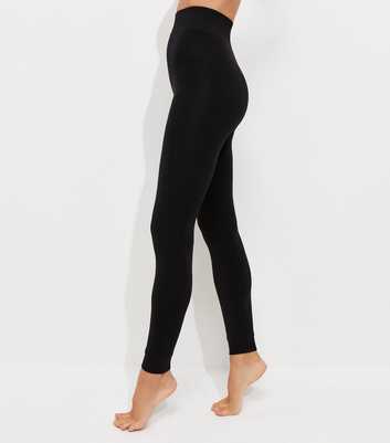 Black Fleece Lined Leggings