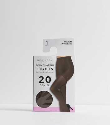 Brown Premium Body Shaping 20 Denier Tights