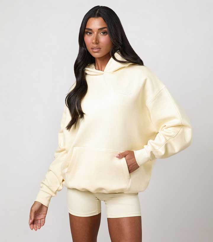 Gym King Light Yellow Cotton Renew Hoodie