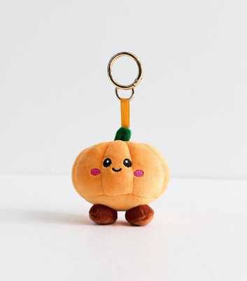 Orange Halloween Pumpkin Plush Bag Charm
