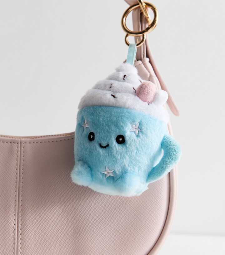 Blue Plush Hot Chocolate Bag Charm