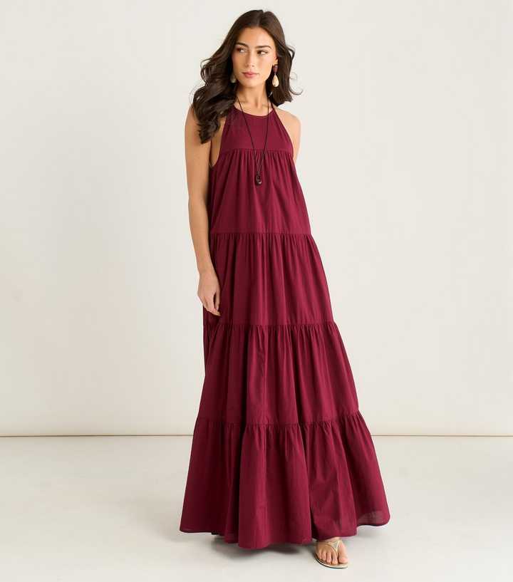 gold dress mid length Lady Black Tie - Manhattan Midi Dress - Metallic Gold Fringe main image 1