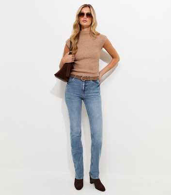 Tall Blue Cotton Rich Ruby Straight Leg Denim Jeans