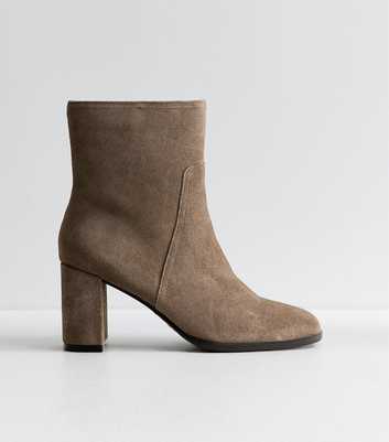 Brown Premium Real Suede Ankle Boots