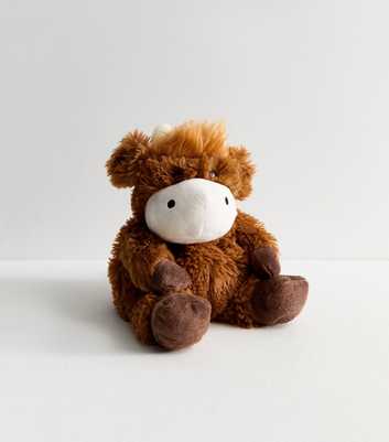 Brown Plush Highland Cow Hottie
