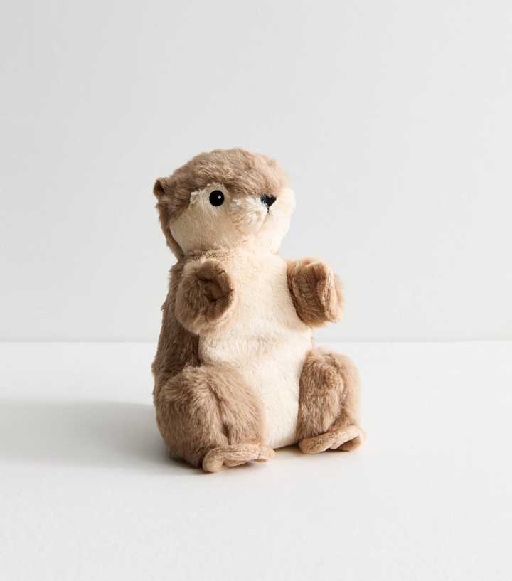 Brown Plush Otter Hottie Heat Pack