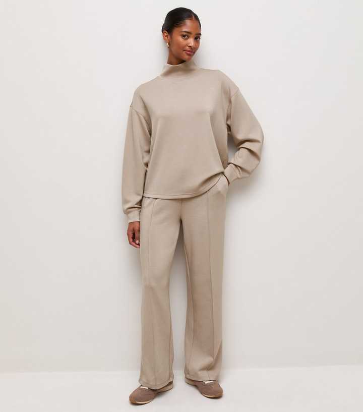 Premium Stone Funnel Neck Sweatshirt