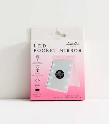 Danielle Creations Pink L.E.D Pocket Mirror