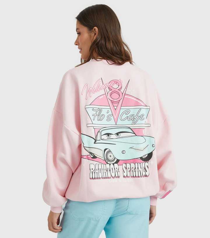 Skinnydip Bright Pink Cotton Disney Cars Sweatshirt