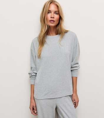 Grey Marl Relaxed Sweatshirt