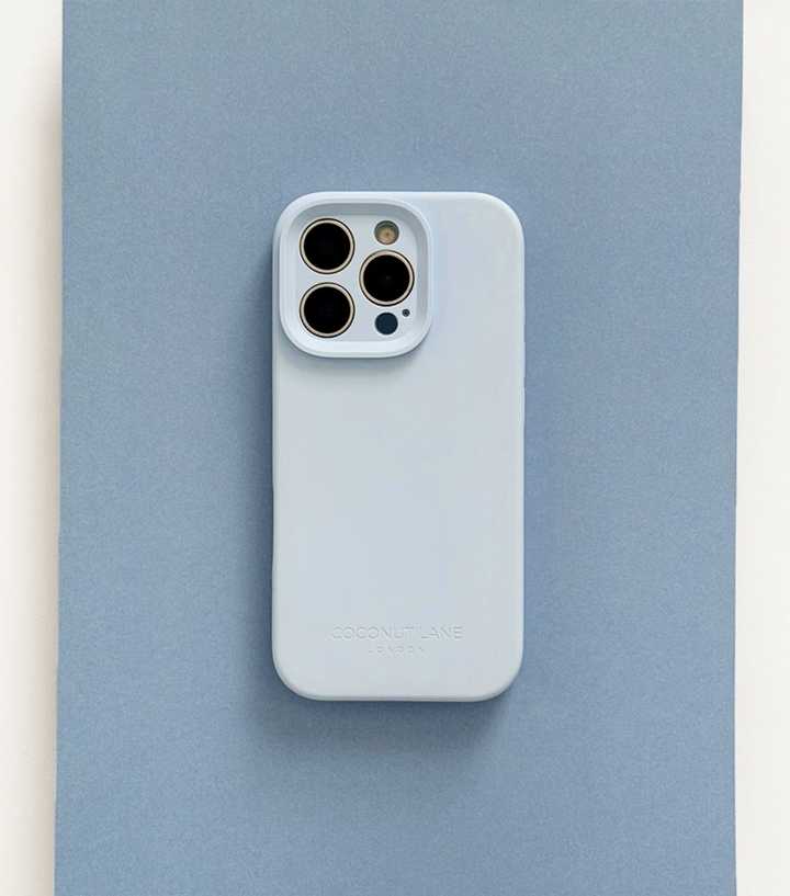 Coconut Lane Light Blue Butter Soft Silicone Phone Case