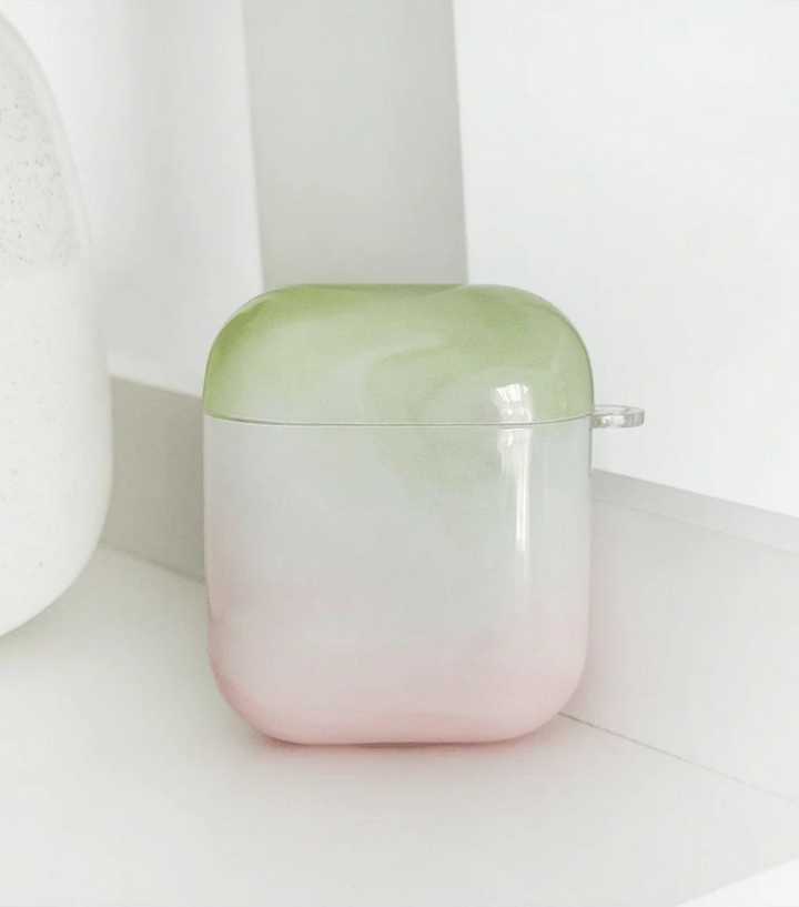 Coconut Lane Green Strawberry Matcha Airpods Case