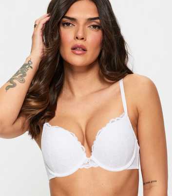 Ann Summers White Lace Padded Boost Bra