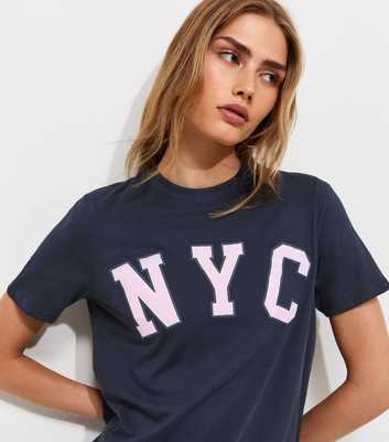 Navy NYC Relaxed T-Shirt