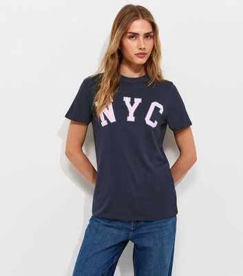 Navy NYC Relaxed T-Shirt