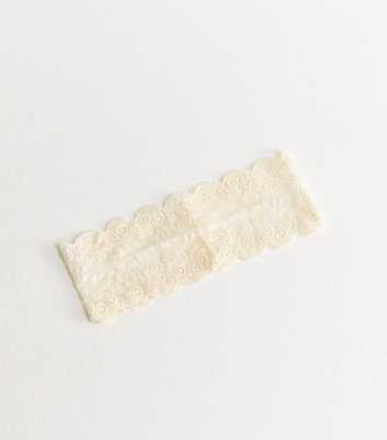 Cream Lace Headband