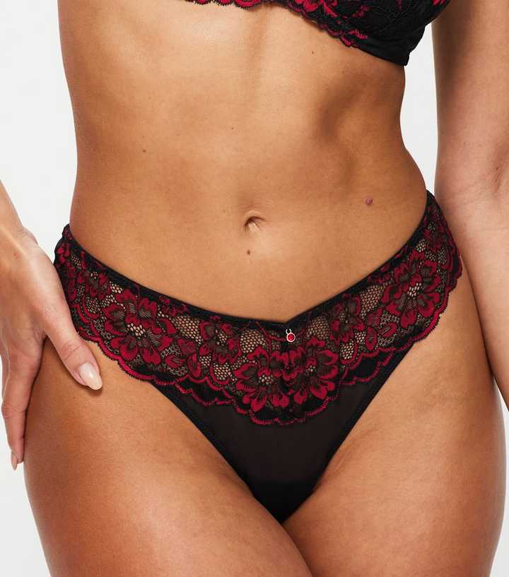 Ann Summers Red Sexy Lace Thong