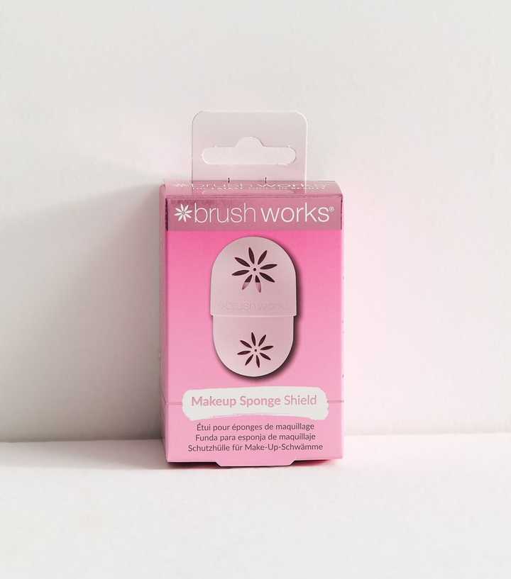 Brushworks Pink Makeup Sponge Shield