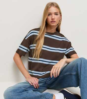 Brown Premium Heavyweight Cotton Boxy T-Shirt
