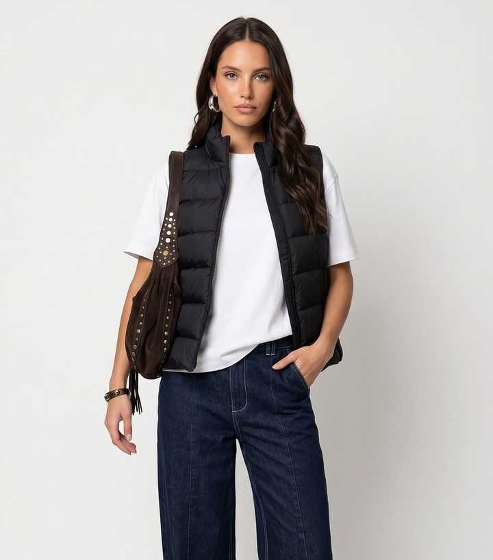 Urban Bliss Black Lightweight Padded Gilet