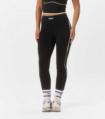 Peach:Fit Black Aurelia Yoga Leggings