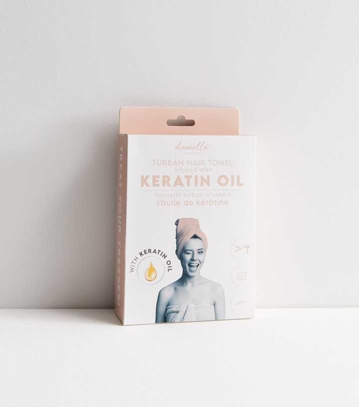Danielle Creations Pink Keratin Oil Hair Turban