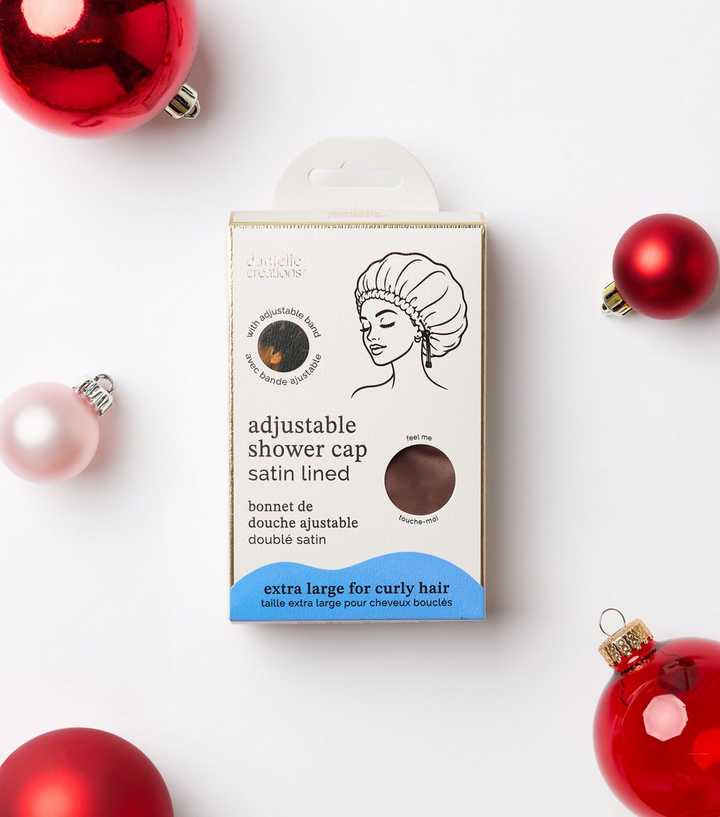 Danielle Creations Dark Brown Large Shower Cap
