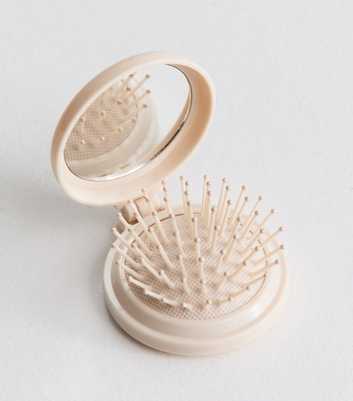 Danielle Creations Mid Pink Compact Mirror And Brush