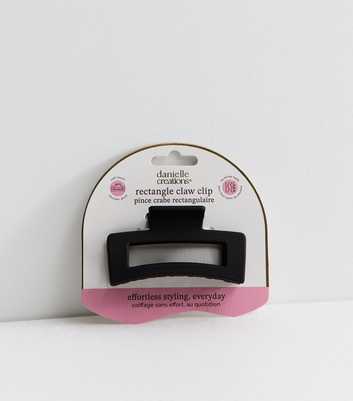 Danielle Creations Black Rectangle Hair Claw Clip