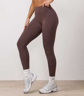 Gym King Brown Peach Luxe Leggings