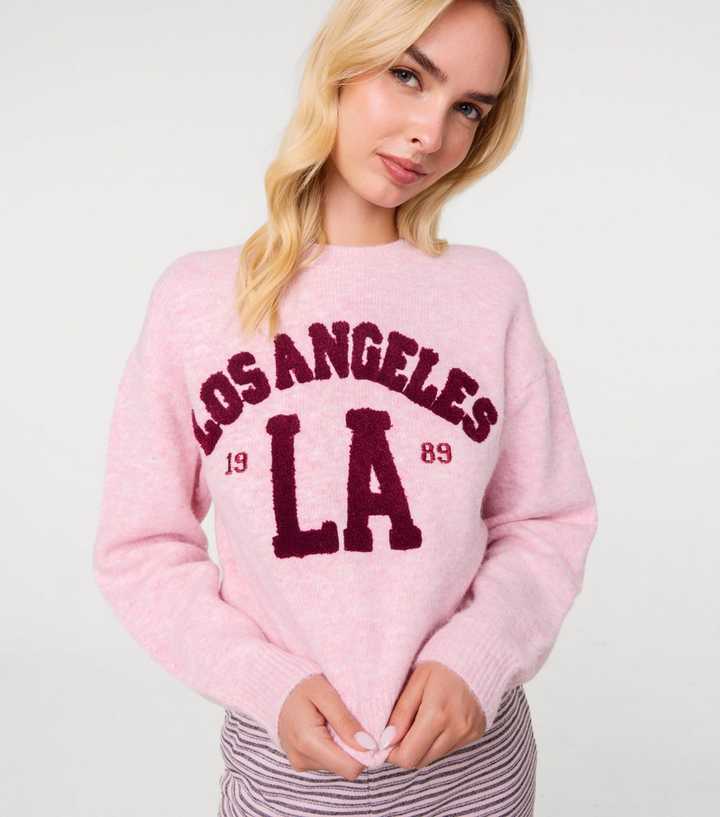 Pink Vanilla Light Pink Los Angeles Knitted Jumper