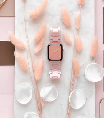 Coconut Lane Light Pink Apple Watch Strap
