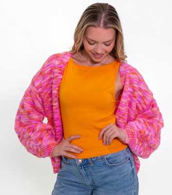 Sunshine Soul Multicolour Slub Open Front Cardigan