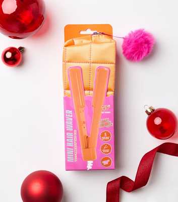 Orange Mini Hair Waver with Case