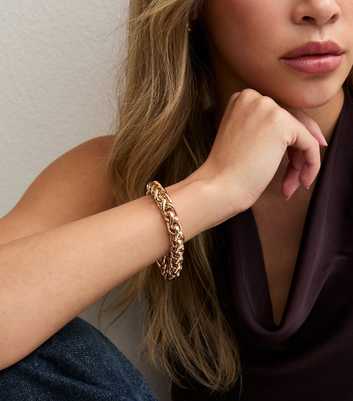 Gold-Tone Chunky Chain Bracelet