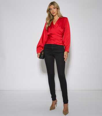 Gini London Black Stretch Slim Fit Jeggings