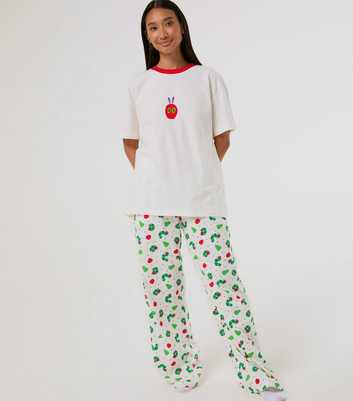 Skinnydip White The Very Hungry Caterpillar Pyjama Set