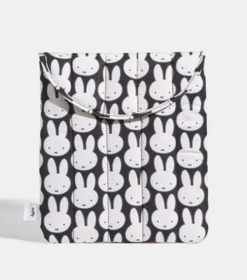 Skinnydip Black Miffy Print Laptop Sleeve