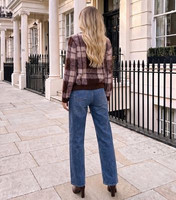 ax-paris-brown-checked-brushed