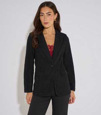 Gini London Black Lace Blazer