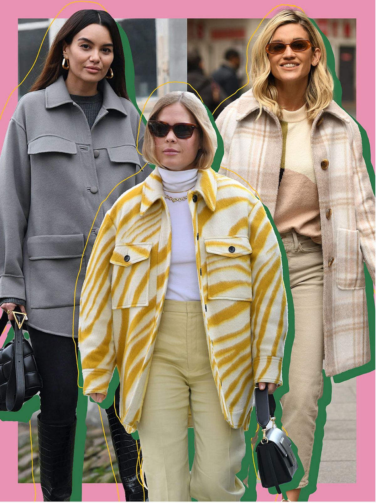Women's shackets winter clothing trends