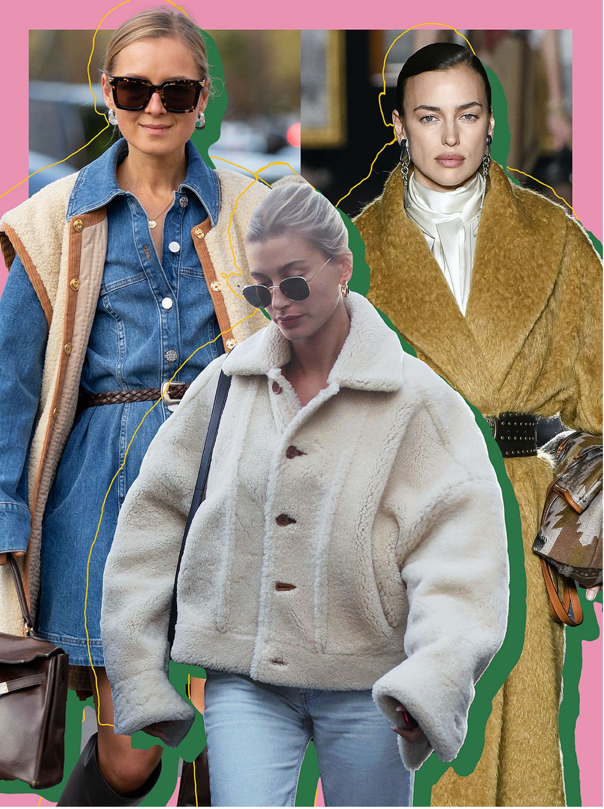 Women's cosy textures winter clothing trends
