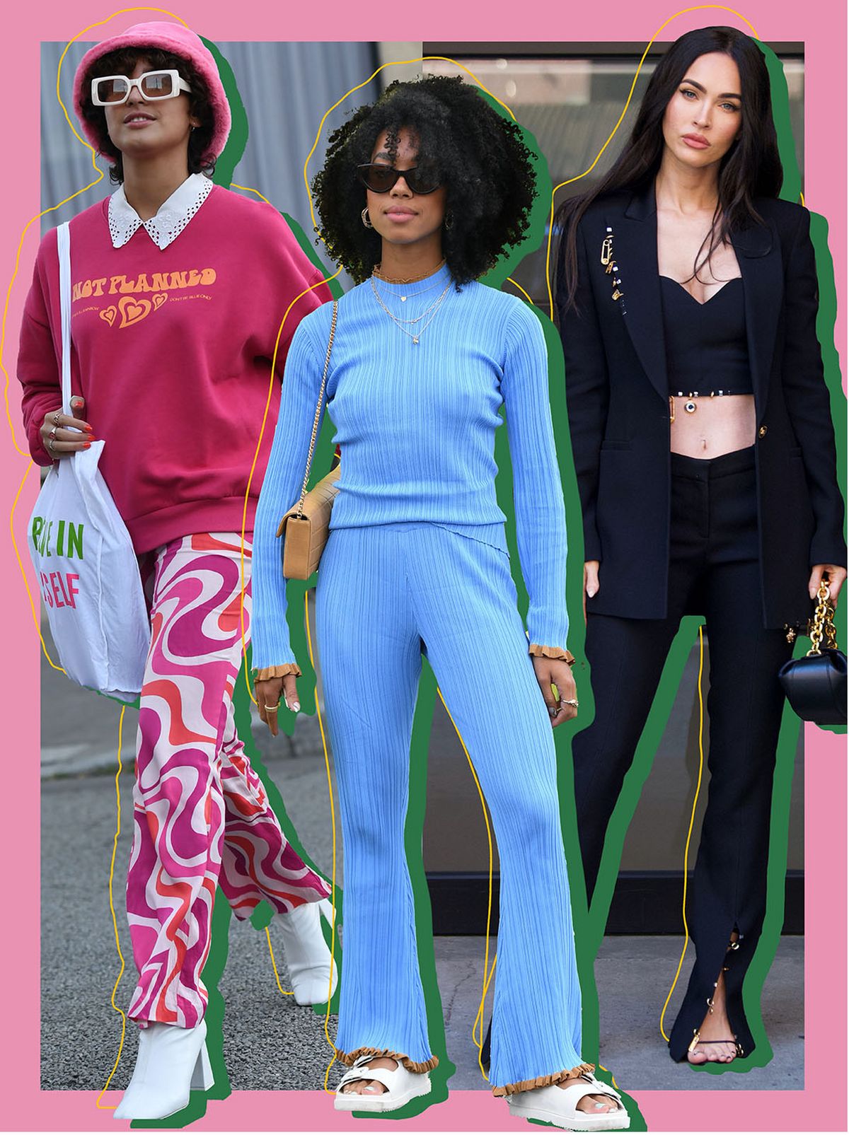 Women's flared trousers winter clothing trends