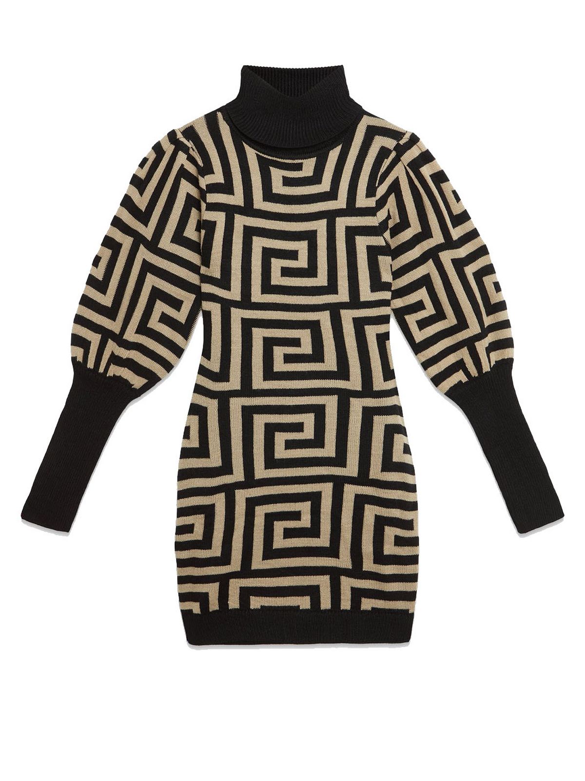 ax paris stone geometric print jumper dress